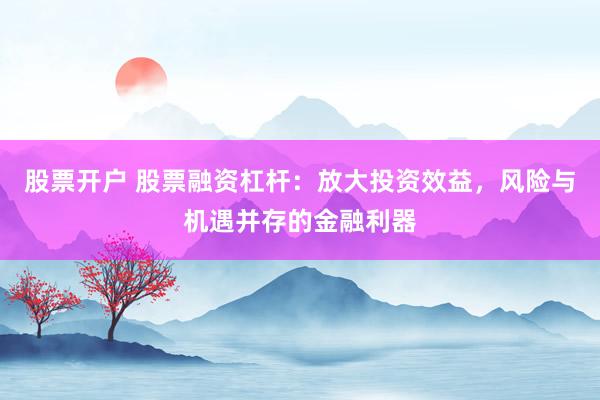 股票开户 股票融资杠杆:放大投资效益,风险与机遇并存的金融利器